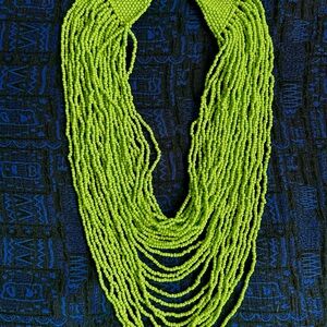Elegant Green Beaded Necklace